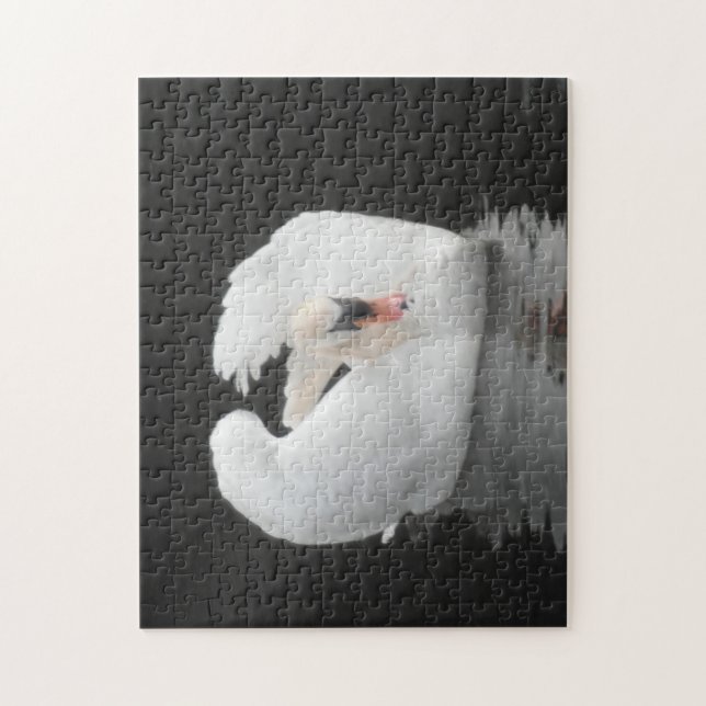 Puzzle Swan Natation (Vertical)