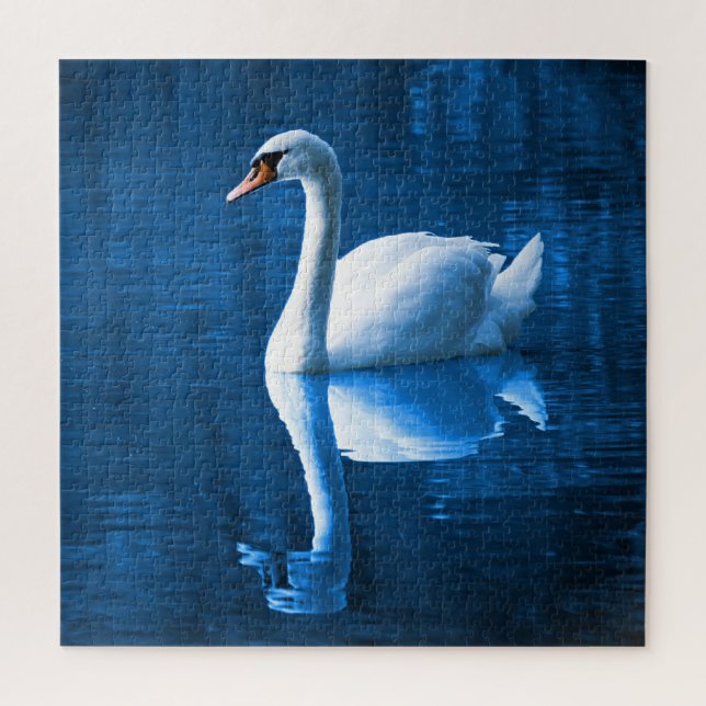 Puzzle Swan sur le lac (Vertical)