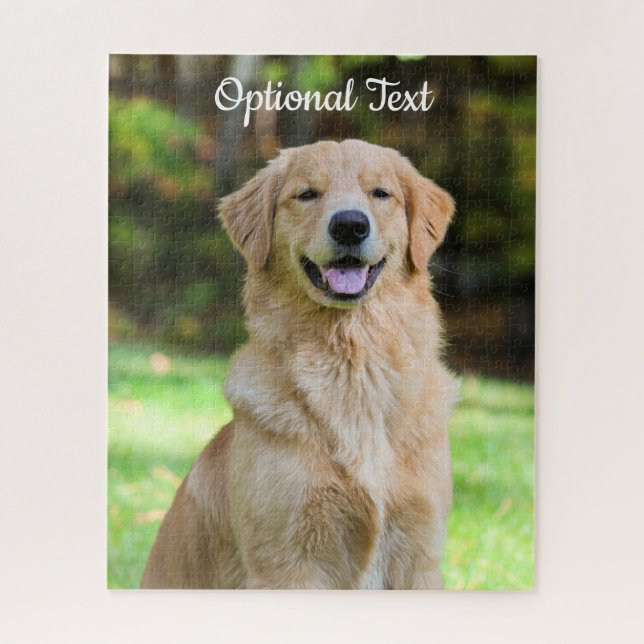 Puzzle Sweet Golden Retriever Chien (Vertical)