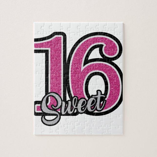Puzzle Sweet sixteen rose (Vertical)