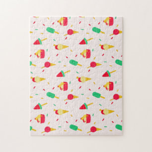 Puzzle Sweet Summer Fun Rainbow Ice Cream Sprinkings