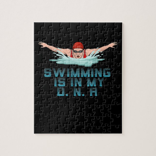Puzzle Swimming Is (Vertical)