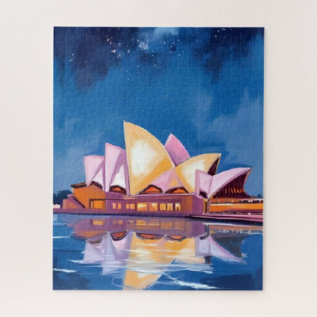 Puzzle Sydney Opera House, Australia Painting (Vertical)