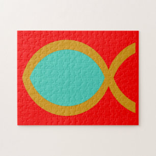 Puzzle Symbole chrétien de poissons