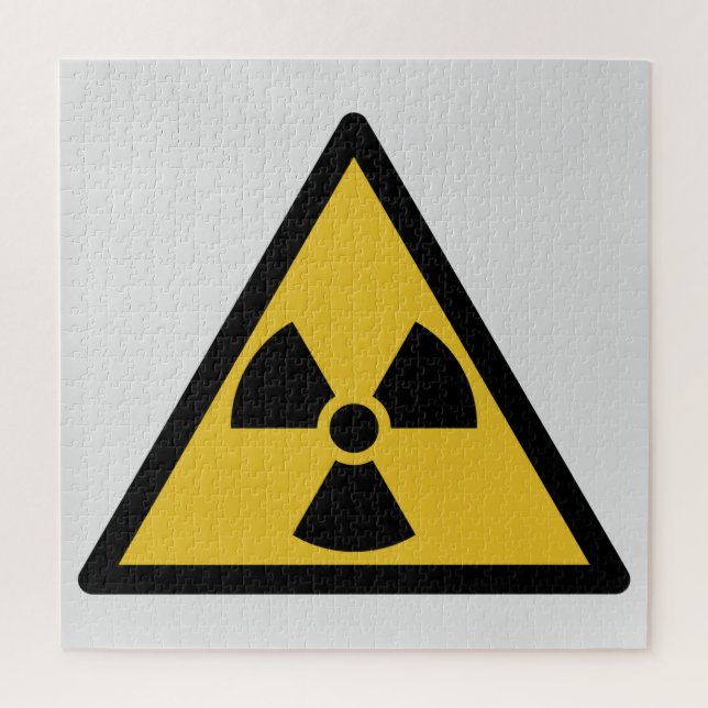 Puzzle Symbole d'avertissement de rayonnement (danger rad (Vertical)