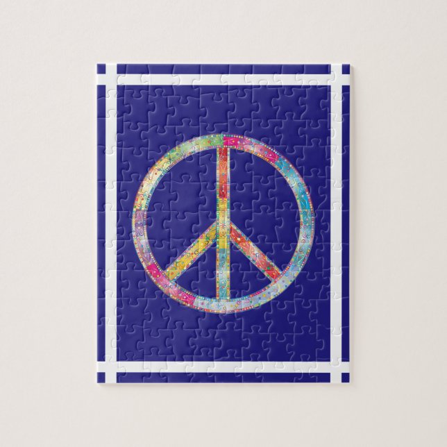 Puzzle SYMBOLE DE PAIX Coloré (Vertical)