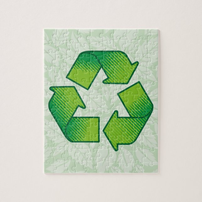 Puzzle Symbole de recyclage (Vertical)