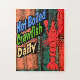 Puzzle Symbole d'écrevisse bouillie