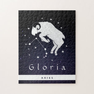 Puzzle Symbole d'horoscope Aries Zodiac Nom cosmique