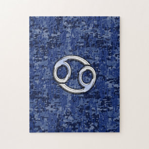 Puzzle Symbole du cancer Zodiac sur la caméra numérique b