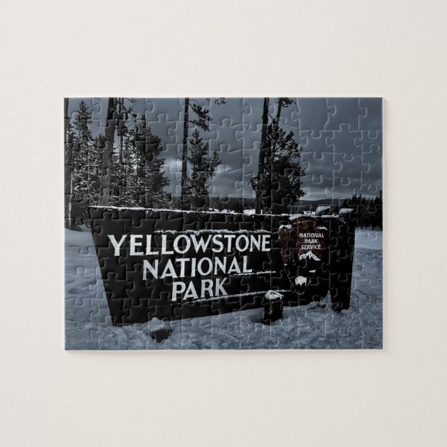Puzzle Symbole du parc national de Yellowstone (Horizontal)