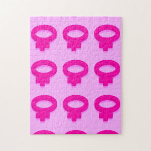 PUZZLE SYMBOLE FÉMININ