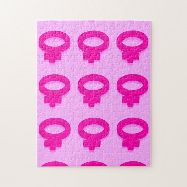 PUZZLE SYMBOLE FÉMININ (Vertical)