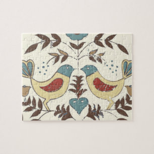 Puzzle SYMBOLE Hex Amish néerlandais Pennsylvanie Bird Am