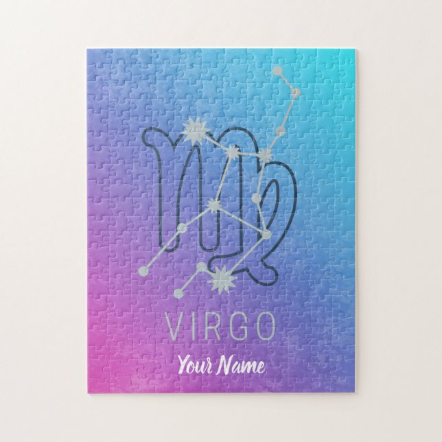 Puzzle Symbole Virgo Zodiac Star Horoscope Constellation (Vertical)