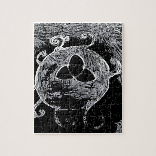 Puzzle symbole wiccan pour les sorcières (Vertical)