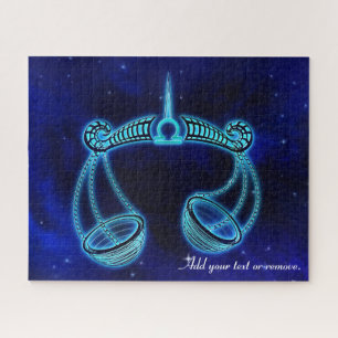 Puzzle Symbole zodiaque horoscope de la Libra moderne,