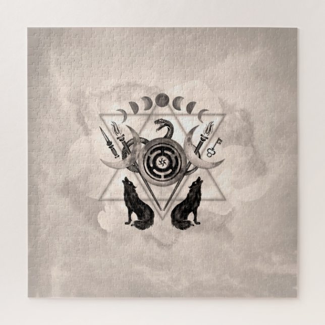 Puzzle Symboles d'Hécate (Vertical)