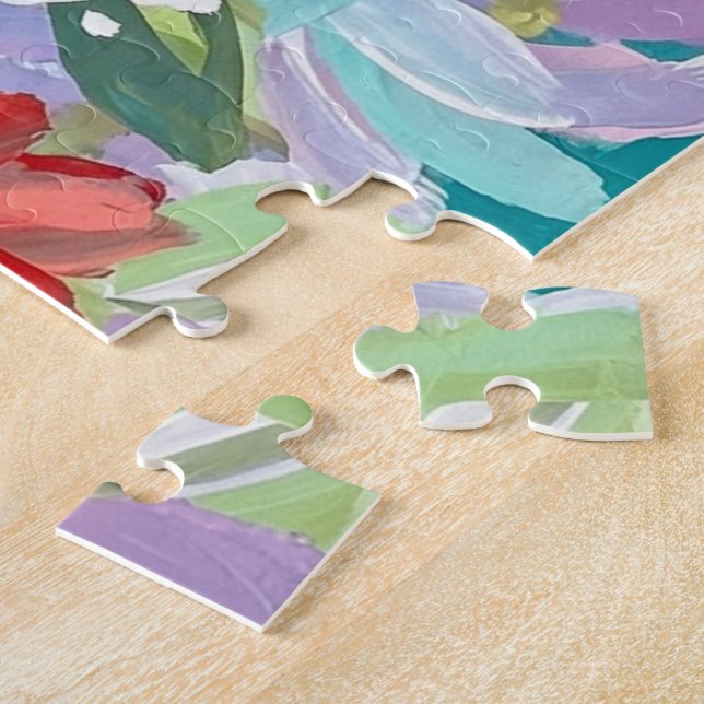 Puzzle Symphonie de jardin vibrant (Côté)
