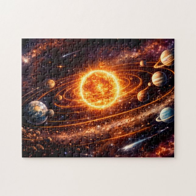 Puzzle Système Solaire – Explorer Apprendre Découvrir (Horizontal)