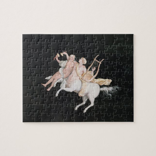 Puzzle T31466 un centaure et un compagnon féminins (Horizontal)