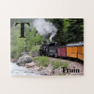 Puzzle T est pour train (& rivière, Colorado)