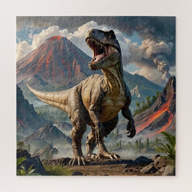 Puzzle T-Rex (Vertical)