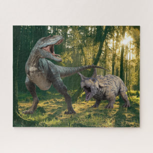Puzzle T.Rex-Triceratops