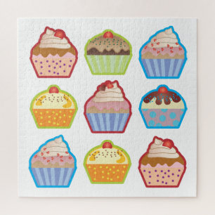 Puzzle T-shirt Cupcakes Lotsa