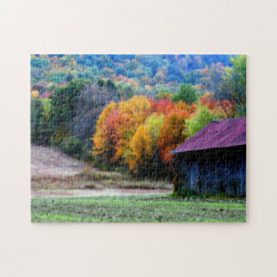 Puzzle Tabac Grange Automne Folithe Nature