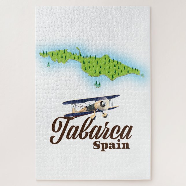Puzzle Tabarca Espagne Belle carte (Vertical)