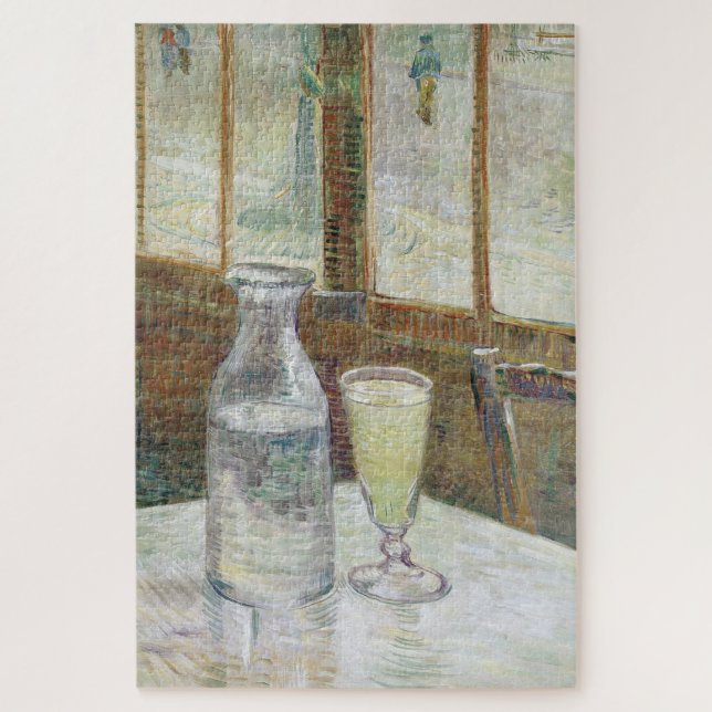 Puzzle Table de café de Vincent Van Gogh avec de l'absint (Vertical)