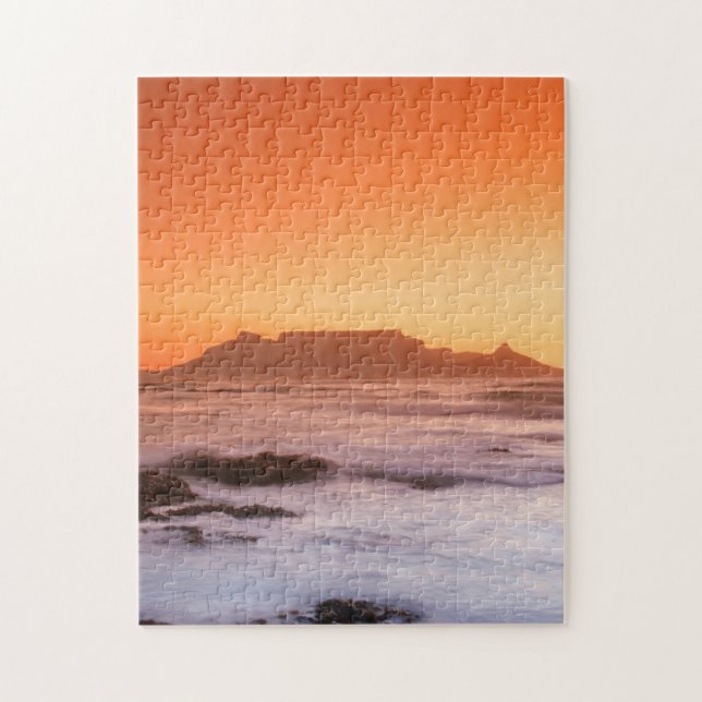 Puzzle Table Mountain au coucher du soleil, Bloubergstran (Vertical)