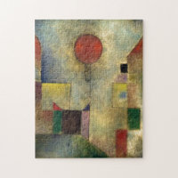 Tableau Abstrait du ballon rouge Paul Klee