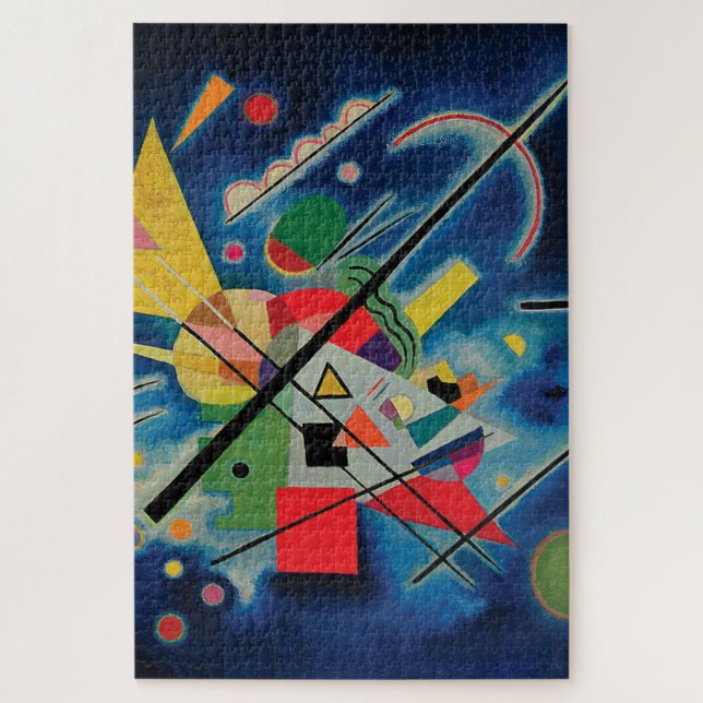 Puzzle Tableau bleu de Wassily Kandinsky (Vertical)