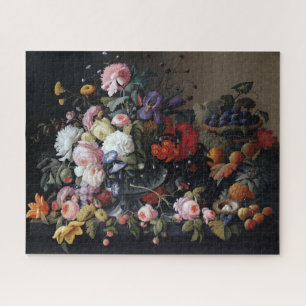 Puzzle Tableau classique Vintage Fleurs Vase Art
