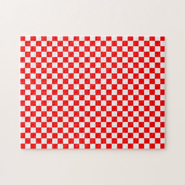 Puzzle Tableau de bord classique rouge et blanc par STayl (Horizontal)