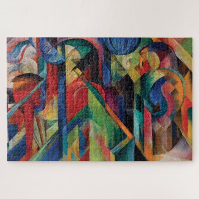Puzzle Tableau De Franz Marc (Horizontal)