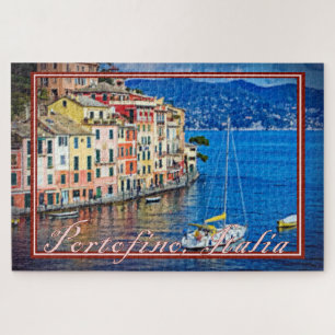 Puzzle Tableau de la voile à Portofino, Italie - 20x30