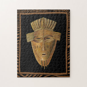 Puzzle Tableau de Masque Africain par Chariklia Zarris