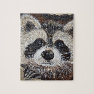Puzzle Tableau Raccoon