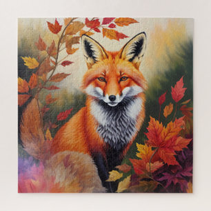 Puzzle Tableau Renard d'automne