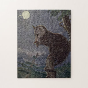 Puzzle Tableau vintage Possum (1909)
