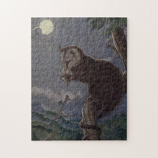 Puzzle Tableau vintage Possum (1909) (Vertical)