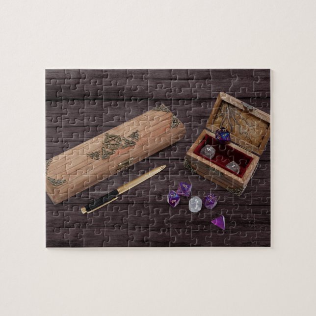 Puzzle Tablett RPG | Boîte de données Joueur de rôle d'Im (Horizontal)