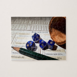 Puzzle Tablett RPG   Feuille de caractères Joueur de rôle