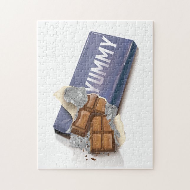 Puzzle Tablette de chocolat délicieux (Vertical)