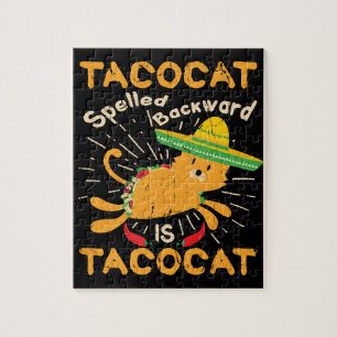 Puzzle Taco graphique de chat de Tacocat Cinco De Mayo