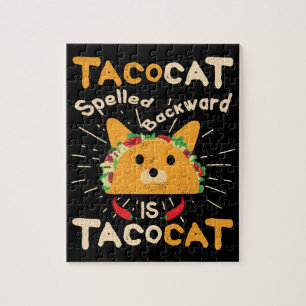 Puzzle Tacocat a orthographié vers l'arrière le taco de