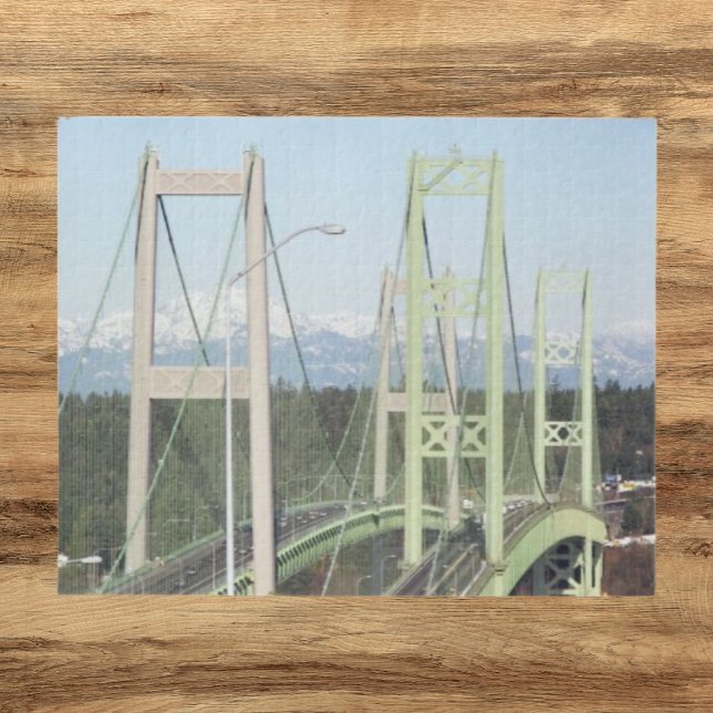 Puzzle Tacoma Narrows Bridges Paysage (In Situ)
